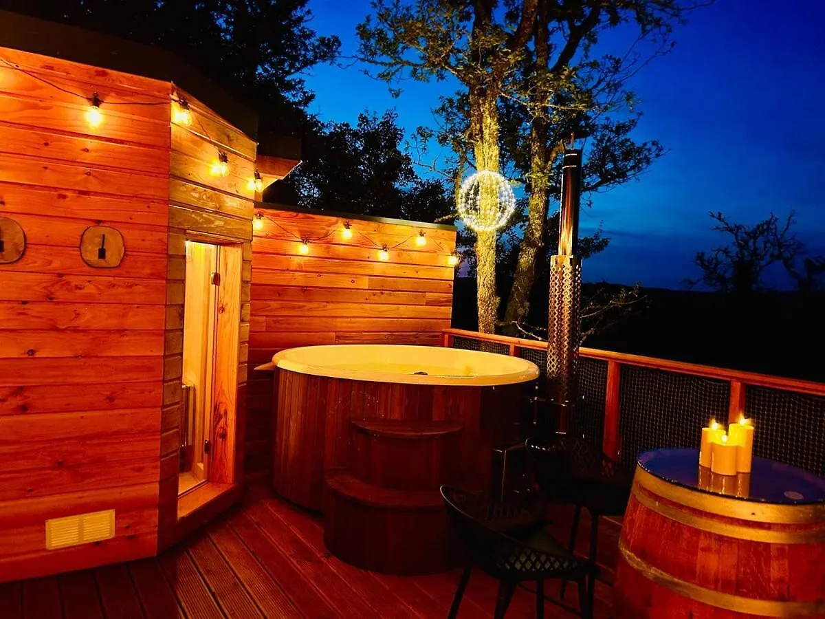 La Cabane Du Prestadou - Bain Nordique Et Sauna Arcambal Apartment